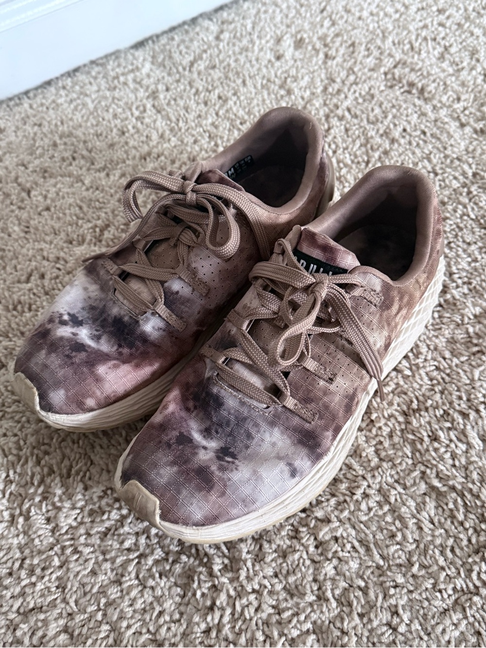 NO BULL Tie-Dye Lace-Up Running Sneakers